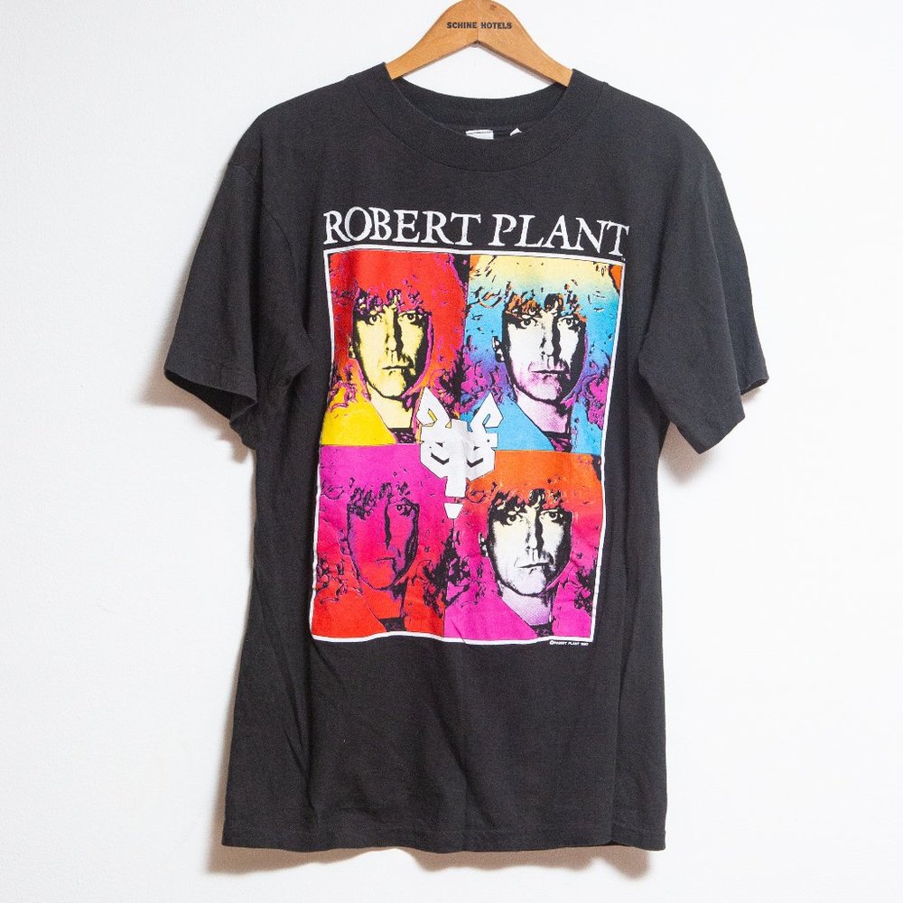 Vintage 1990 Robert Plant Nirvana Tour T-shirt Size M